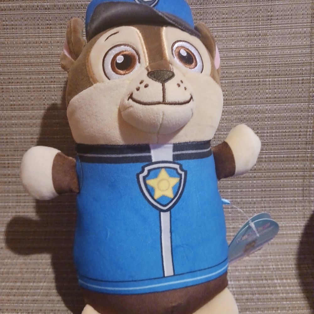 Blue Police Dog Plush Toy